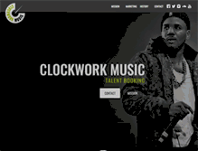 Tablet Screenshot of clockworkmusic.com